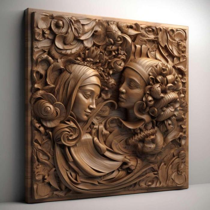 نموذج ثلاثي الأبعاد لآلة CNC 3D Art 